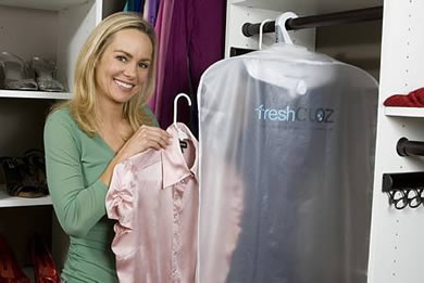 freshCloz makes clothes clean and fresh